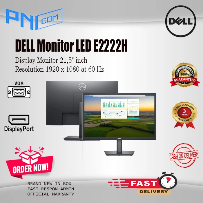 Dell Monitor E2222H LED 21,5" Inch 3YR