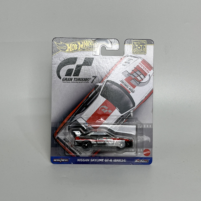 [HOTWHEELS PREMIUM] GRAN TURISMO NISSAN SKYLINE GT-R (BNR34) - MERAH HITAM