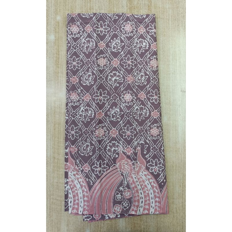 Kain batik Cap Batik Merak Sidomukti Nude Rosegold