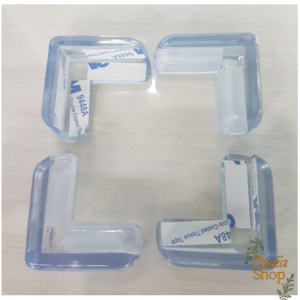 

Pengaman Sudut Meja 3 M Karet Siku bening pelindung 10Pcs