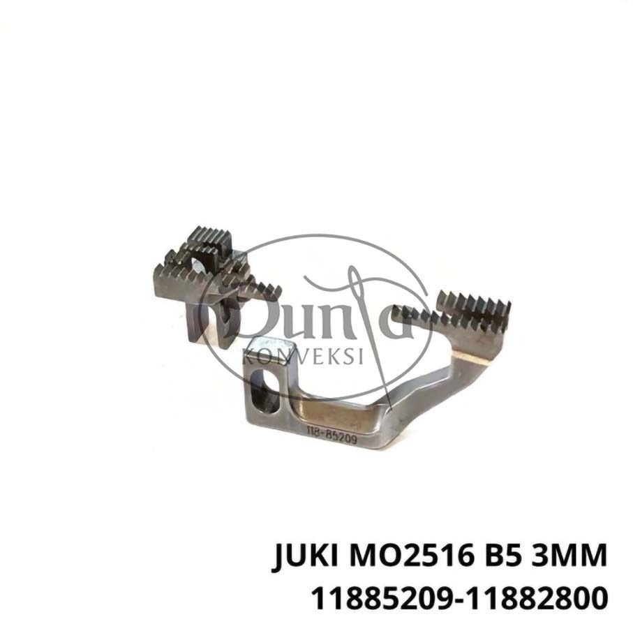 11885209 11882800 JUKI MO2516 Benang 5 3MM Gigi Mesin Jahit Obras