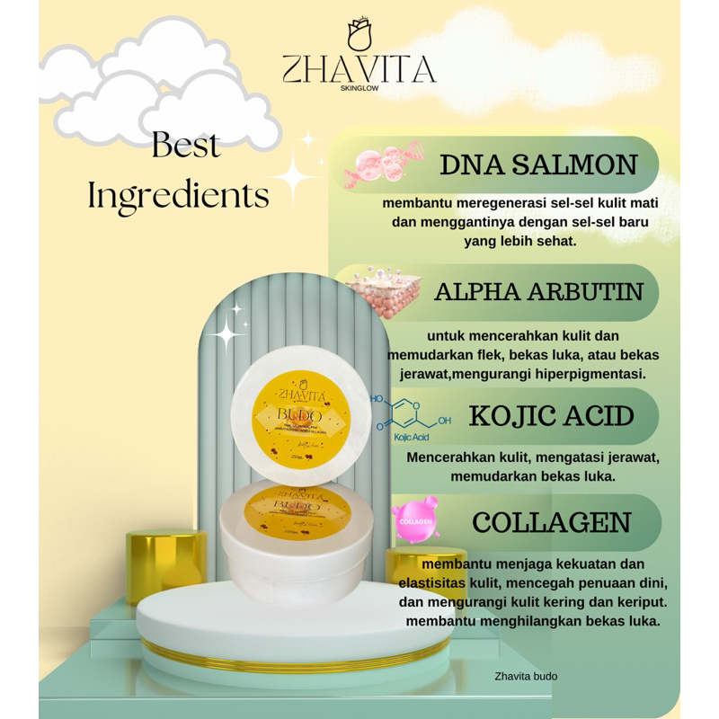 HB ZHAVITA BUDO || Hb pemutih||For kulit badak