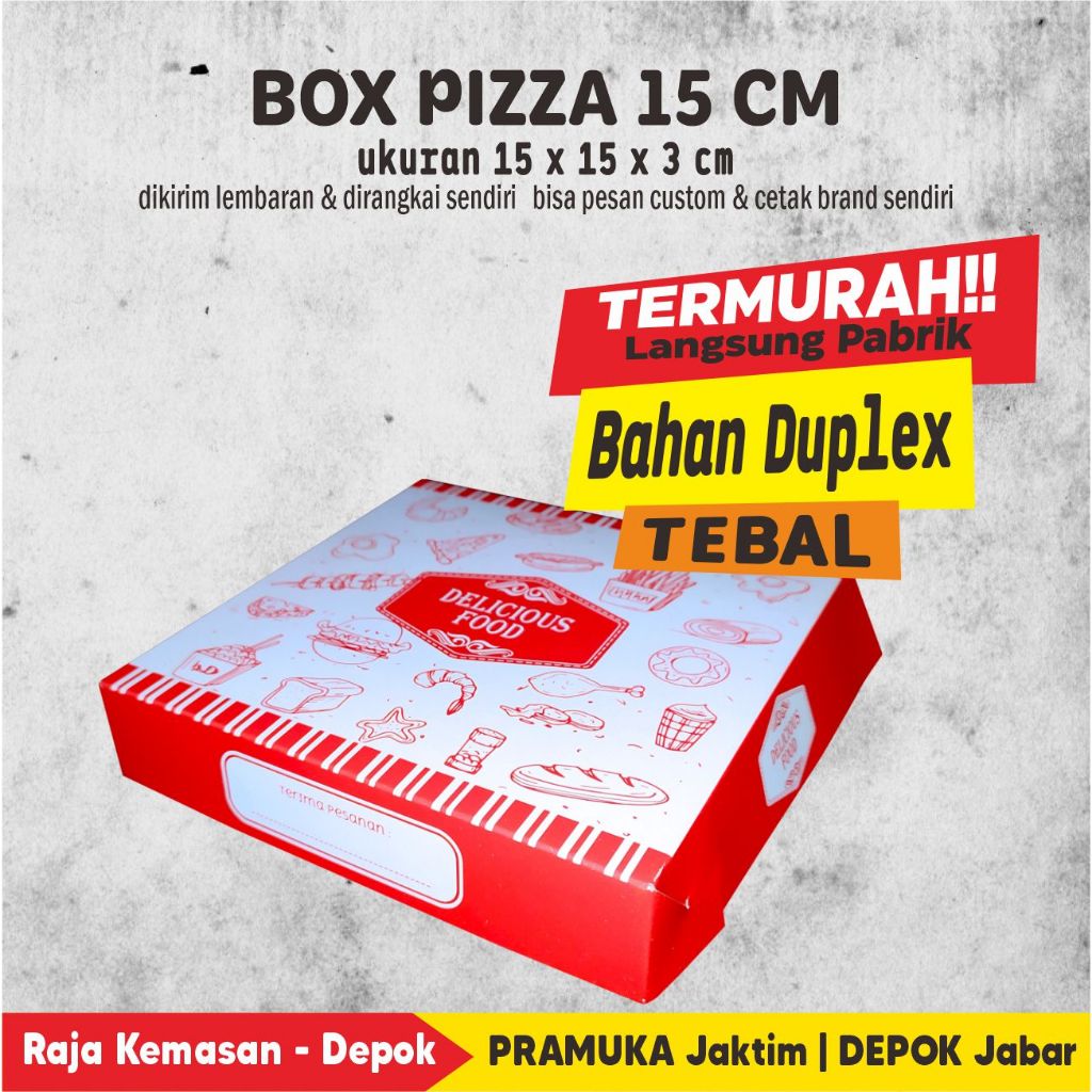

BOX PIZZA 15 CM DUPLEX MOTIF