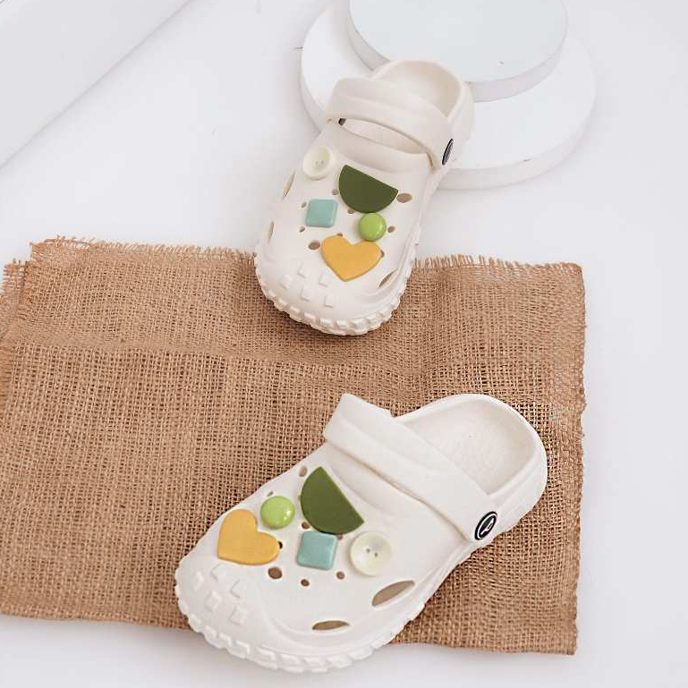 PORTO 3057B - Sandal Baim Anak Sendal Crocs Jibbits Lucu Terbaru Bahan Karet Kekinian Anti Slip