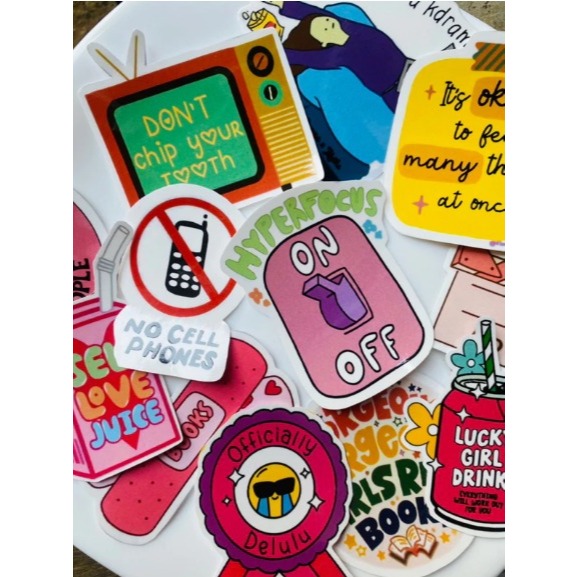 

(FREE GIFT) 5 Stiker Aestetic Lucu