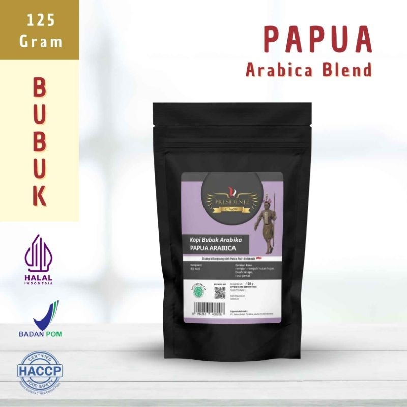 

Kopi Bubuk Papua Arabica - BPOM - 125 gram