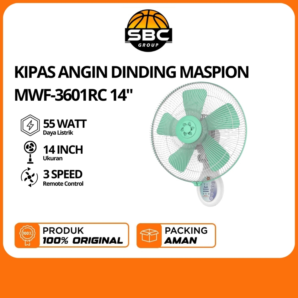 KIPAS ANGIN MASPION MWF-3601RC 14“