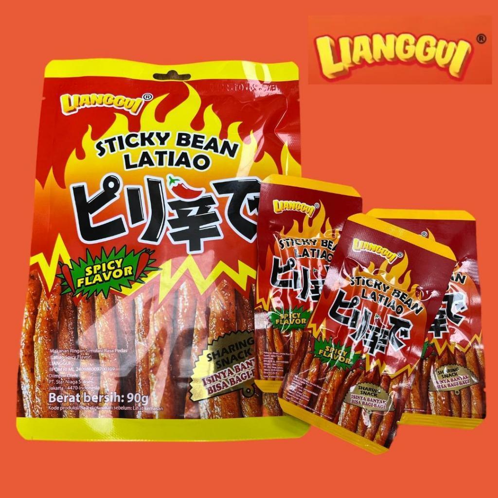 

Lianggui Sticky Bean Latiao Spicy Flavour Halal Cemilan Snack Viral Import