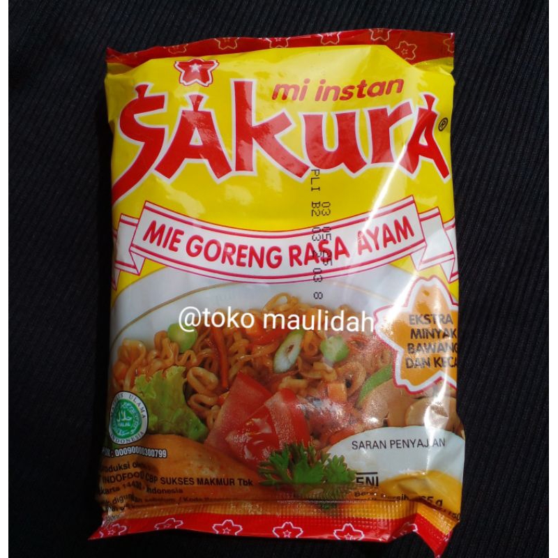 

mie SAKURA goreng rasa ayam