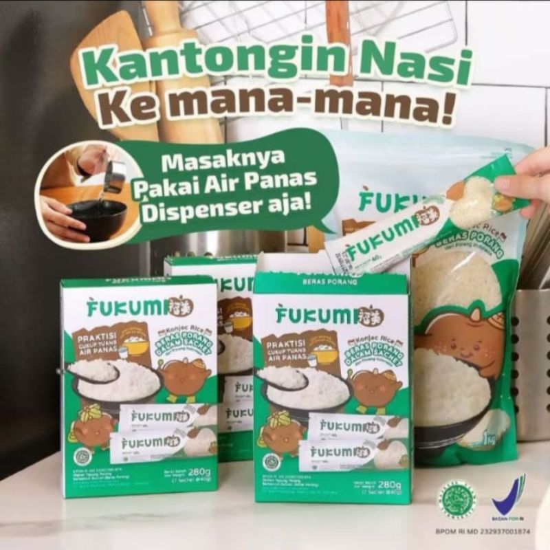 

Fukumi Beras Porang Box 280gr box