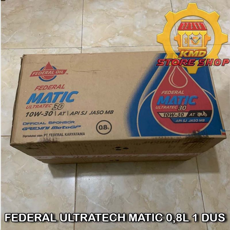 Oli Federal Matic Ultratec 0,8 Liter 1 Kardus | Federal Ultratec Matic 0,8L 1 Dus