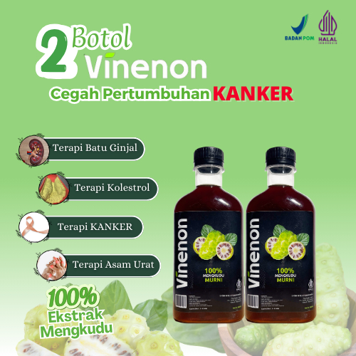 

VINENON cuka mengkudu untuk Hancurkan Batu Ginjal & Melancar Purin dalam tubuh - 2 Botol