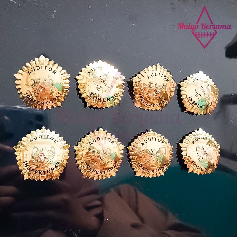 Pin Logo Auditor Inspektorat Peniti Jarum Magnet Pin Bros Auditor Inspektorat Garuda - Mulyo Bersama