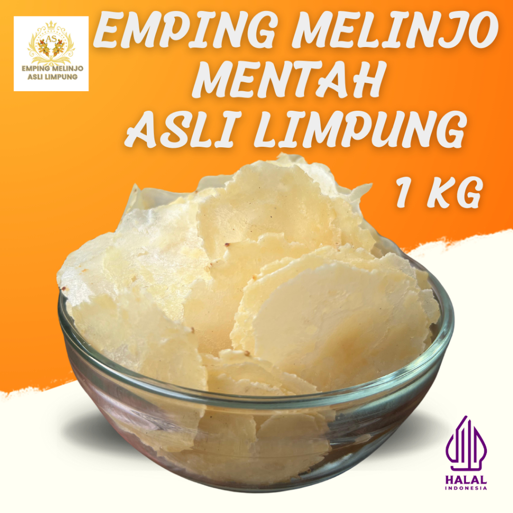

EMPING MELINJO MENTAH ORIGINAL SP 1KG OLEH OLEH KHAS LIMPUNG KUALITAS SUPER