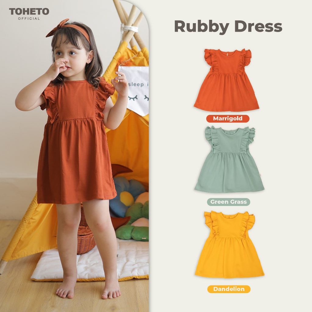 Toheto - Rubby Dress Anak Perempuan 1-4 Tahun