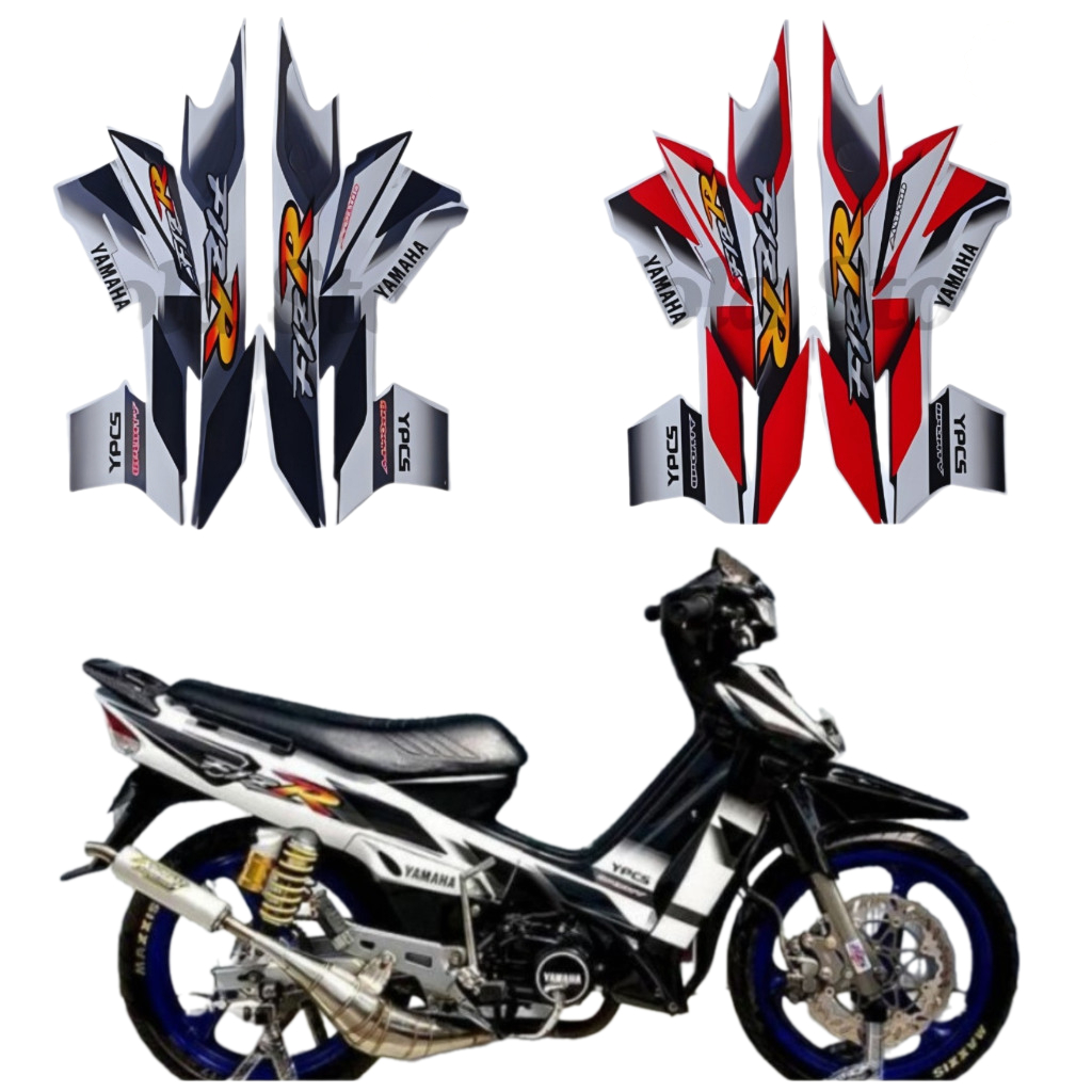 Striping Stiker Motor Yamaha F1ZR 2002 Standart List Body Motor Stiker F1ZR 2002 Ternbaik