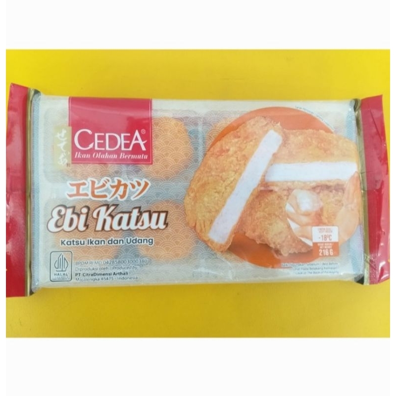 

Cedea Ebi Katsu ( Katsu Ikan & Udang ) isi 8 pcs