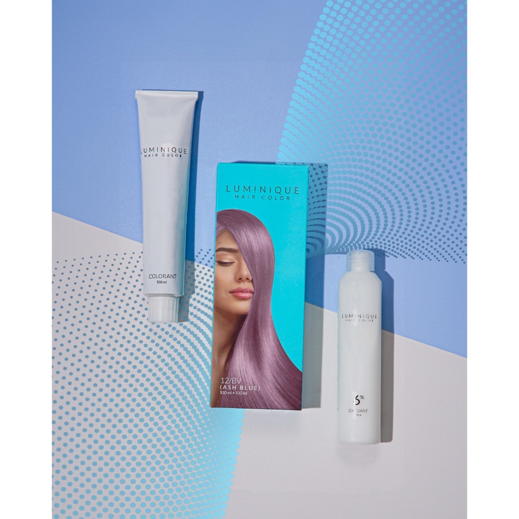 Luminique Hair Color 12/BV (Ash Blue) pewarna rambut ash blue