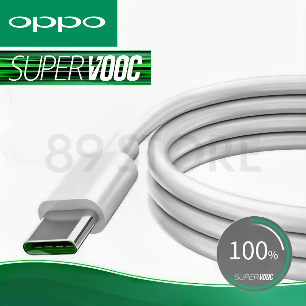 Kabel Data OPPO SUPER VOOC Usb Type C 20W 30W 33W 45W 65W 67W 80W Fast Charging Original RENO 12 Pro
