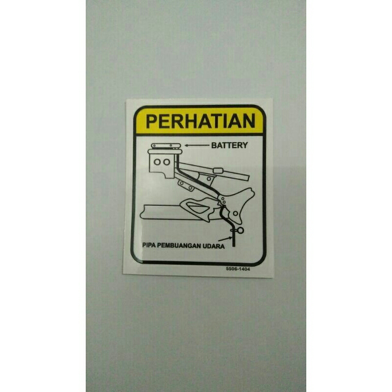 Sticker Aki Satria 2tak