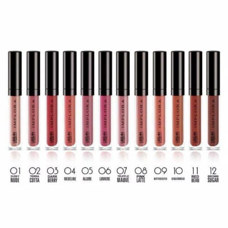 lipcream implora no 01 - 20 warna