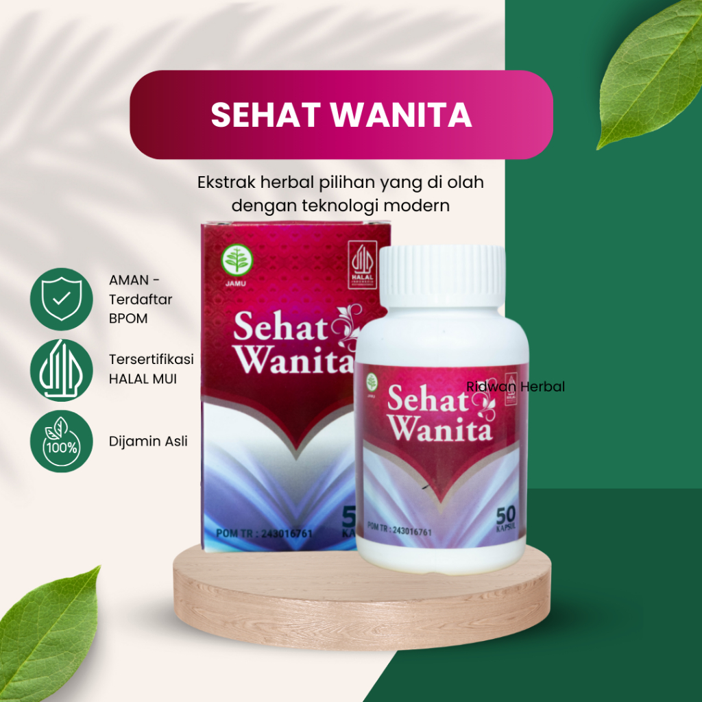 Sehat Wanita Kapsul 100% Original Bergaransi