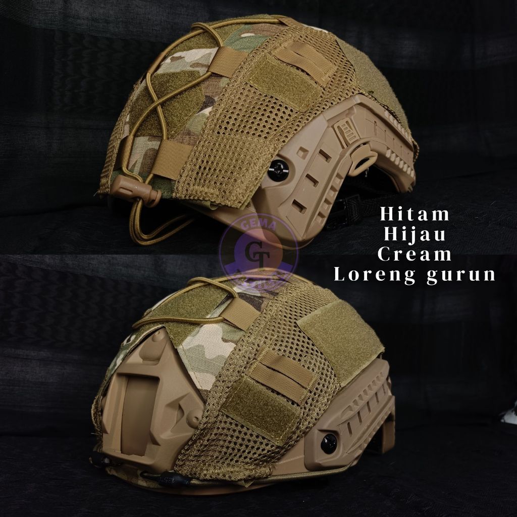 Cover sarung helm tactical / Cover Helm Tactical Military Kamuflase