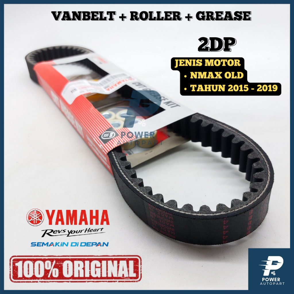 ORIGINAL VANBELT V-BELT SET ROLLER N-MAX OLD LAMA 2015-2019 ,NMAX OLD KUALITAS ORIGINAL -  2DP
