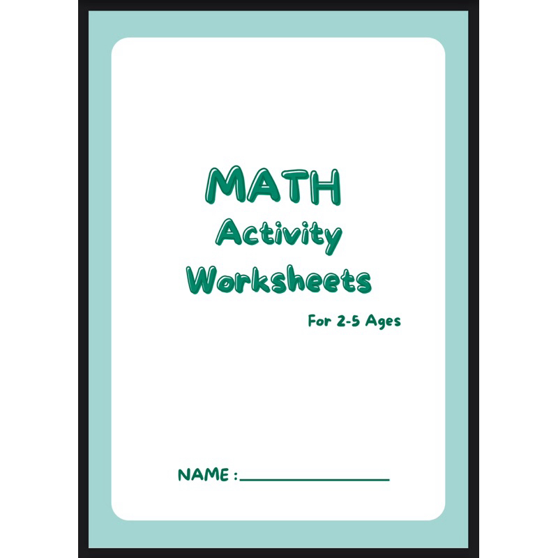 Printable Worksheet - [002] Math Activity Worksheet (Aktivitas Matematika)