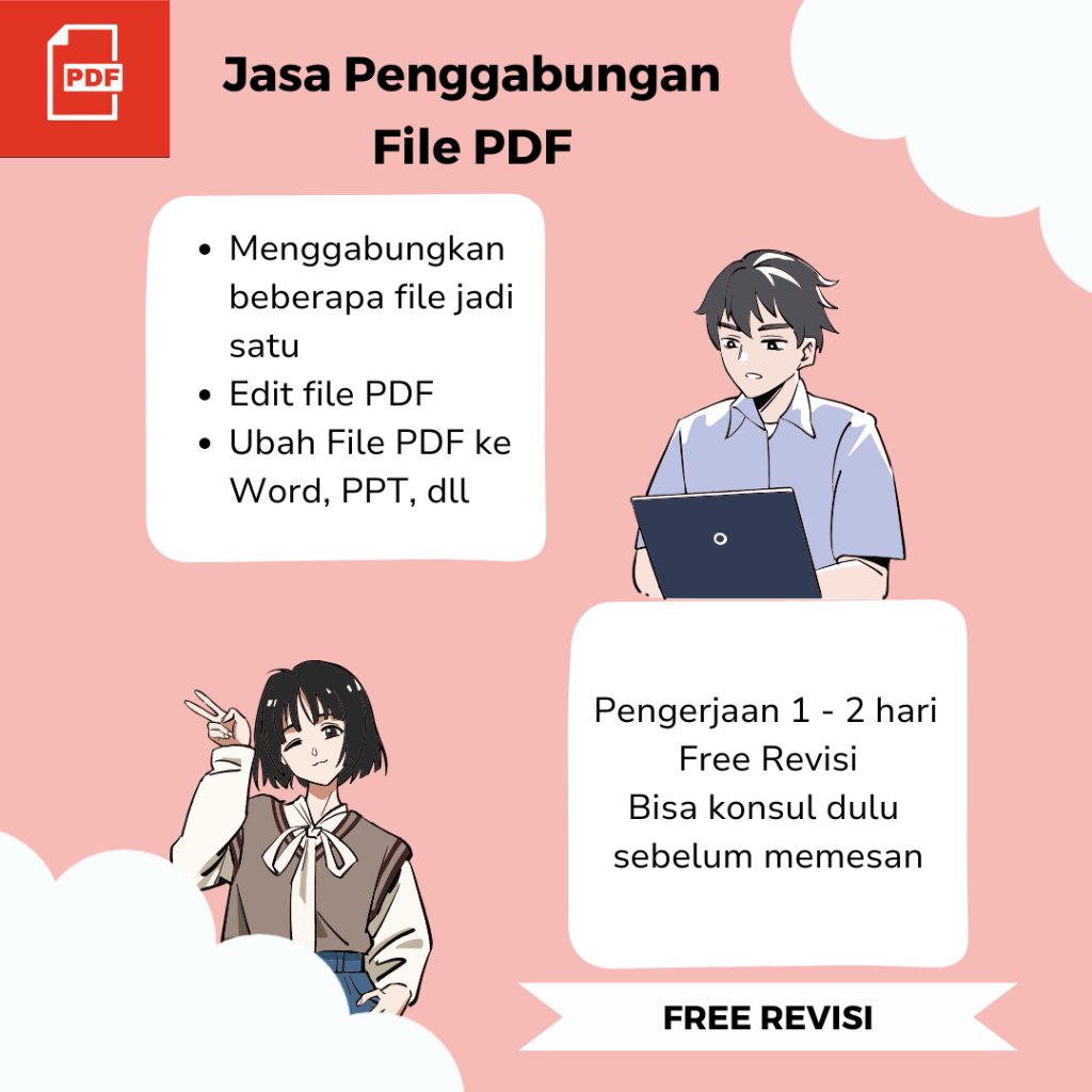 Jasa Penggabungan Beberapa File PDF, Edit PDF