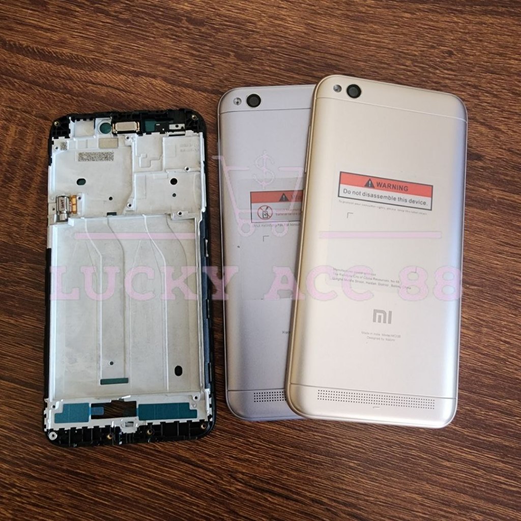 Backdoor Casing Fullset Xiaomi Redmi 5A Bekdor Kesing Tutup belakang + Frame Lcd Xiomi Redmi 5a