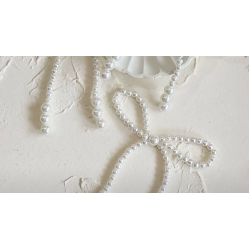 

Topper Cake ribbon mutiara pearl