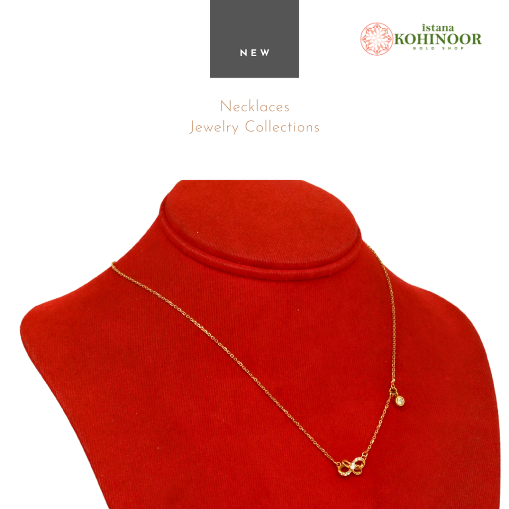 KOHINOOR KALUNG VARIASI 16K EMAS NECKLACES GOLD EMAS YELLOW GOLD BALI