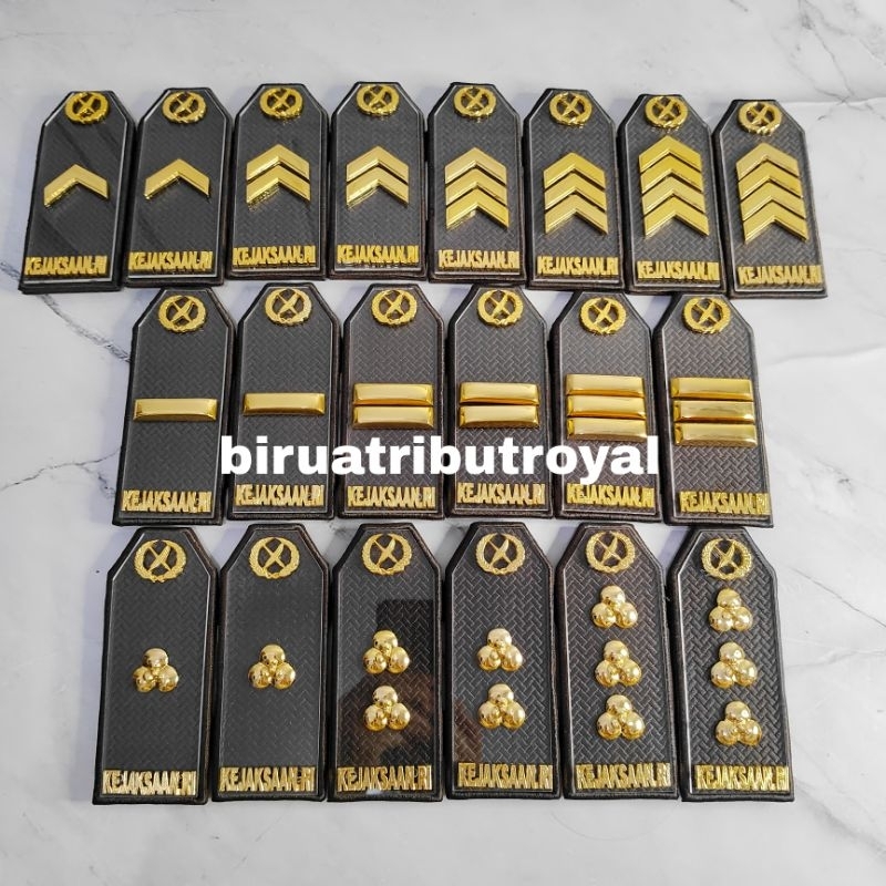 PANGKAT PDU KEJAKSAAN LOGAM TU GOLONGAN 2A 2B 2C 2D 3A 3B 3C 3D 4A 4B / PANGKAT PDU TU KEJAKSAAN RI 