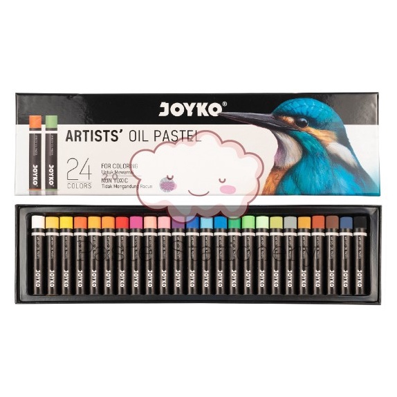 

Grosir Crayon Artists Oil Pastel Krayon Minyak Joyko OP24ART 24 Warna Colors