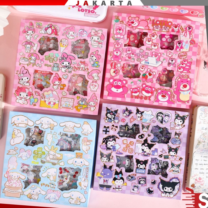 

KP8 OSM JKT 5872 Stiker 1 lembar Sticker Motif Kartun Korea Lucu Anti Air Sticker Box Stiker Set Aesthetic Dekor Buku