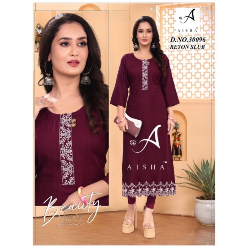 Atasan(baju aja tanpa celana) india ori katun premium bordir ready