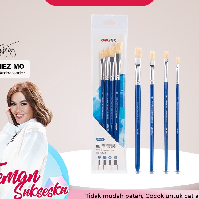 

Top Deli Paint Brush Kuas Lukis Kuas Cat Air Isi 6pcs 73922 73923