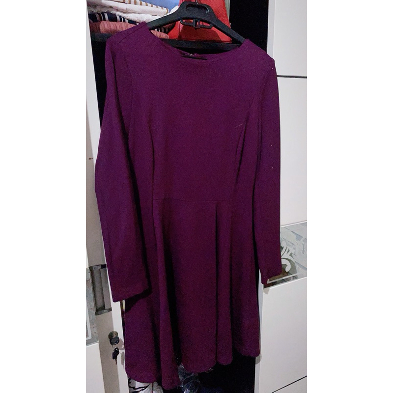 Dress Marks And Spencer Maroon