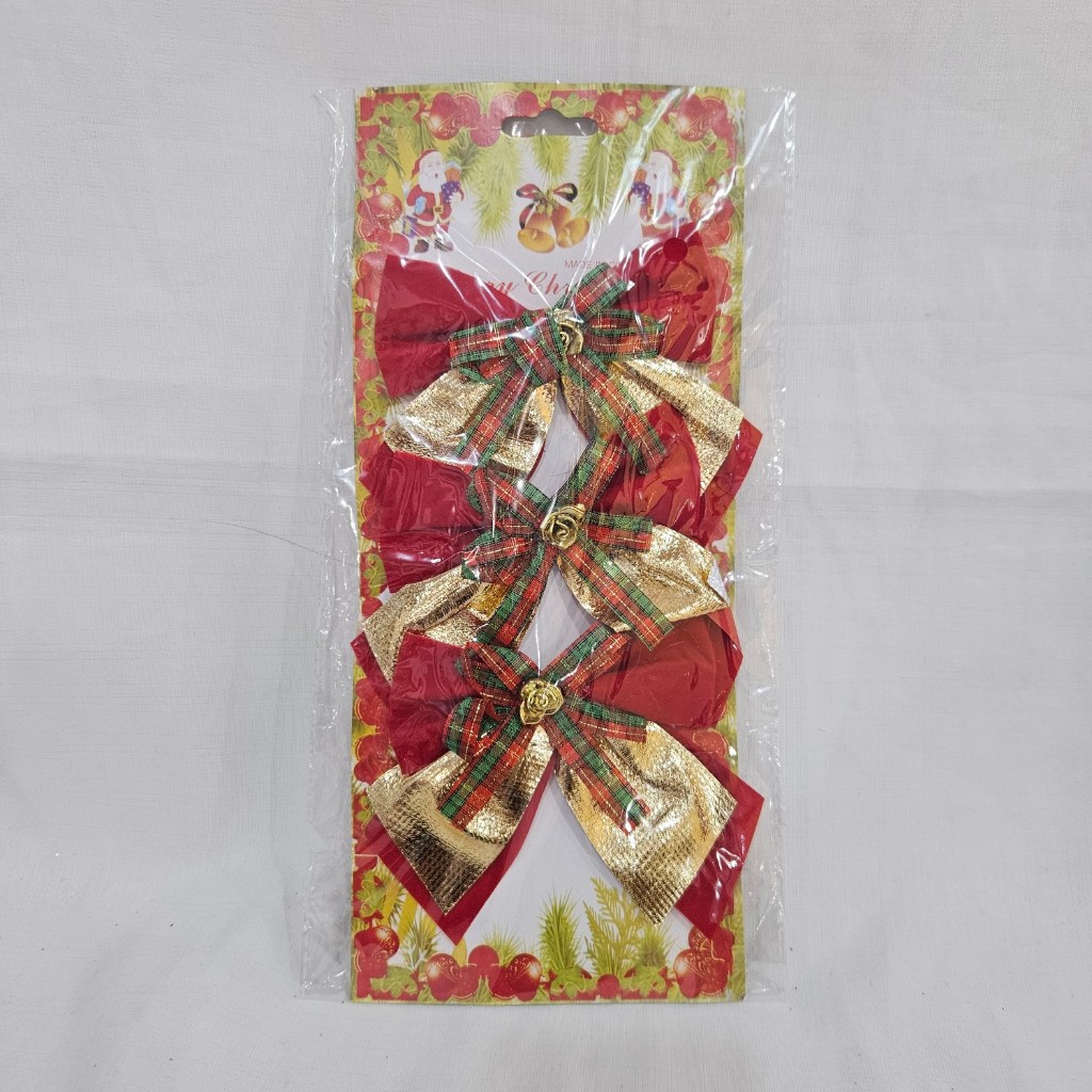 

Pita Natal 10cm Merah Gold M16/27