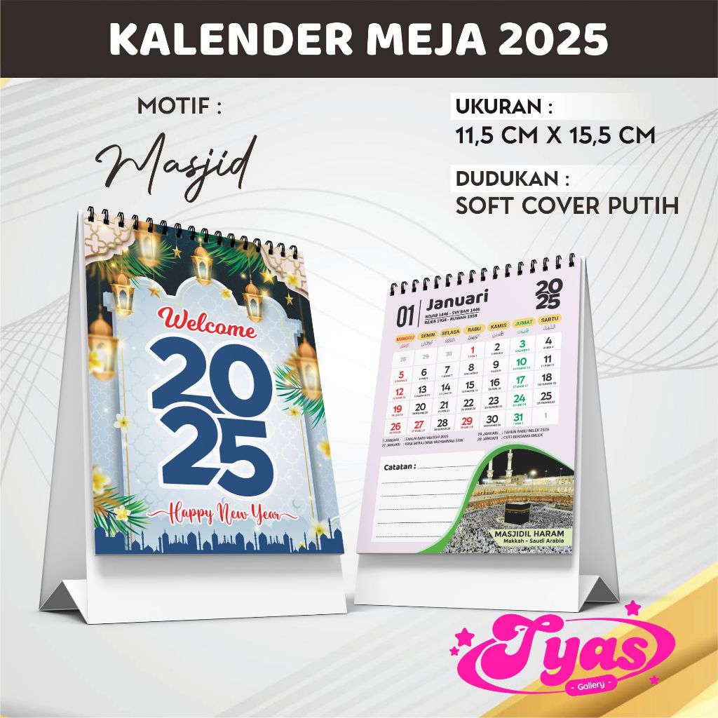 

KALENDER 2025 Aestethic Cute Murah - Kode : TY - Masjid