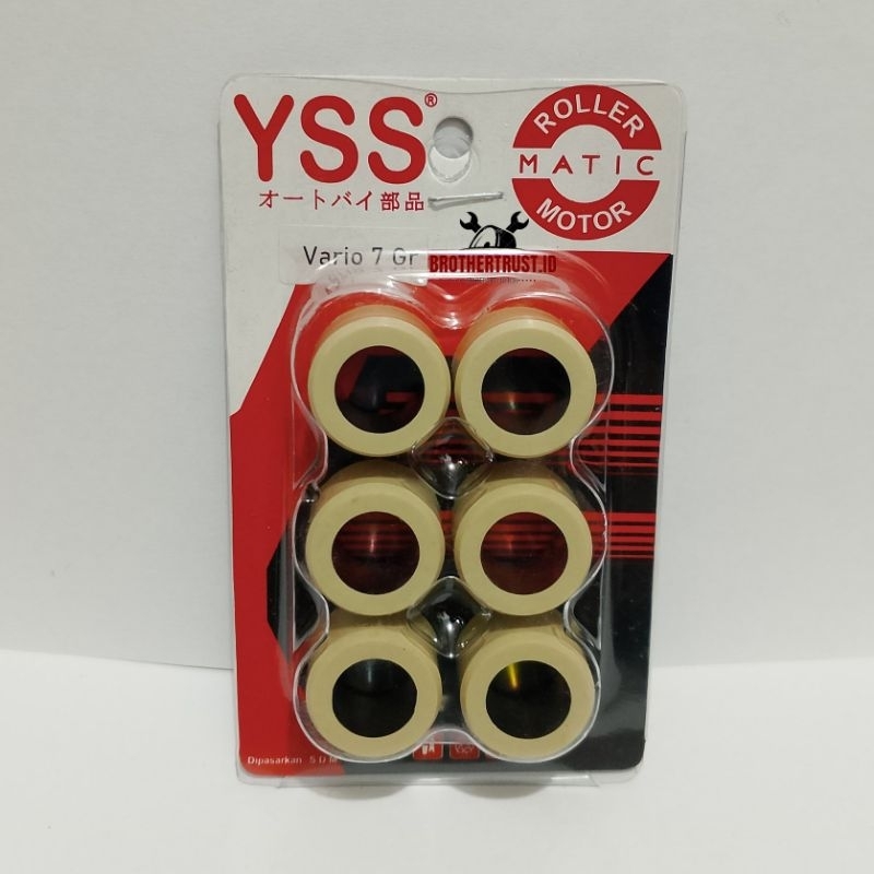 Roller Set Racing YSS 7 gram Beat Fi Vario 110 Scoopy Fi Beat Esp Vario Lama Vario Karbu Spacy Fi Ro