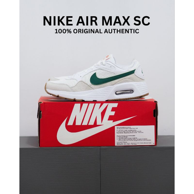 NIKE AIR MAX SC SUMMIT WHITE GREEN [CZ5358-104] ORIGINAL