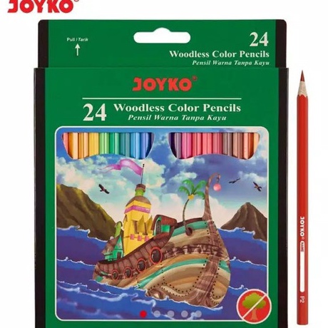 

Ekstra D Joyko Pensil Warna 24 Warna Panjang CP14