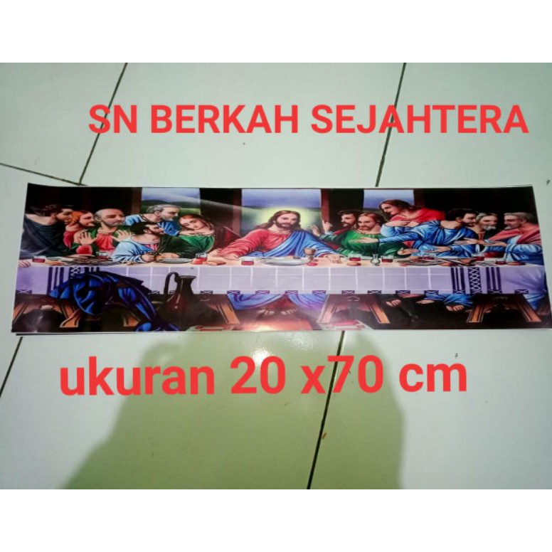 

ART X2R7 perjamuan ruhkudus setiker buat peti jenazah satu set