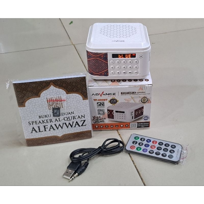 SPEAKER MUROTTAL ALQURAN 30 JUZ LENGKAP ADVANCE TP 600 / SPEAKER MUROTTAL LENGKAP / SPEAKER MUROTTAL