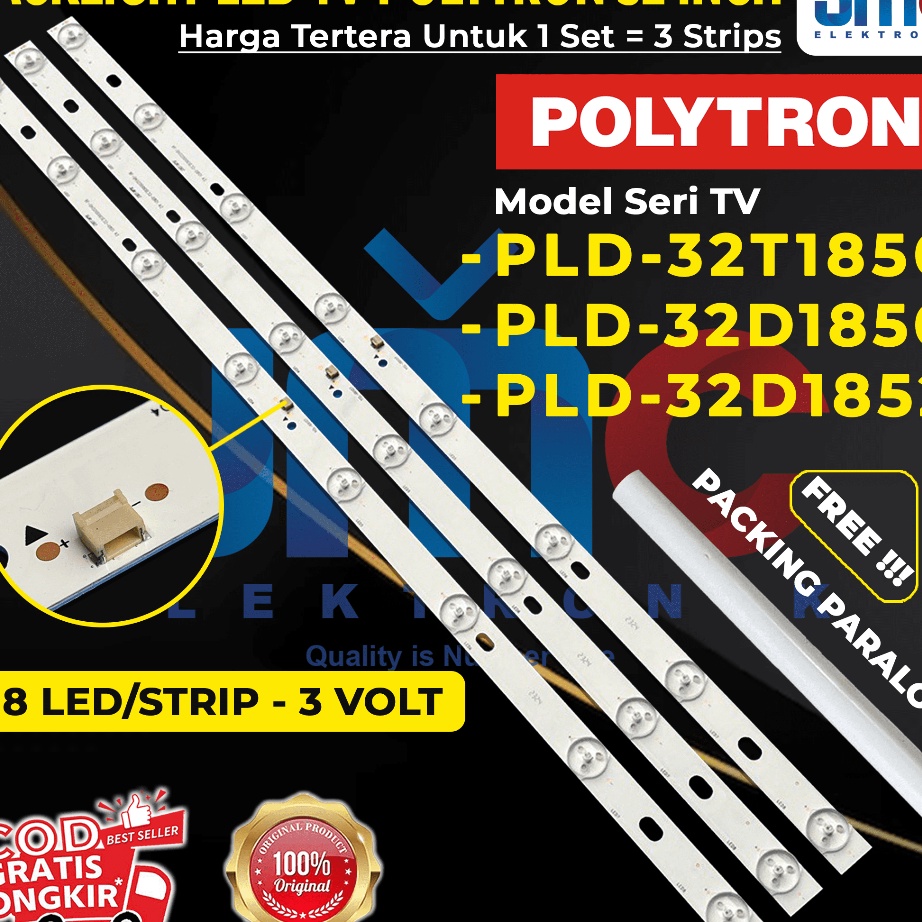 Backlight Tv Polytron 32 Inch PLD32D185 PLD32T185 PLD32D1852