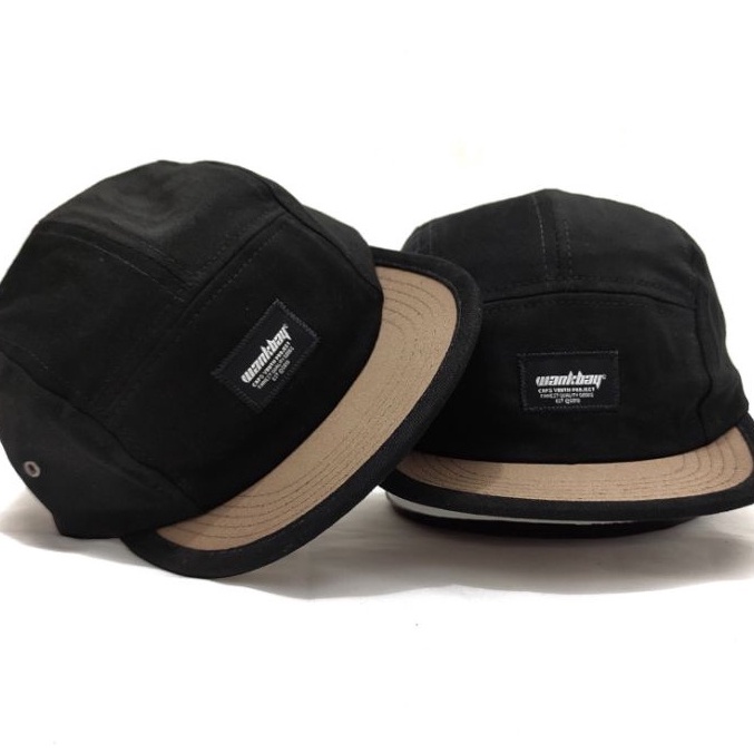 Murah Pilihan  Topi 5 panel Topi Panel Distro visor pendek Distro Premium Wankbay