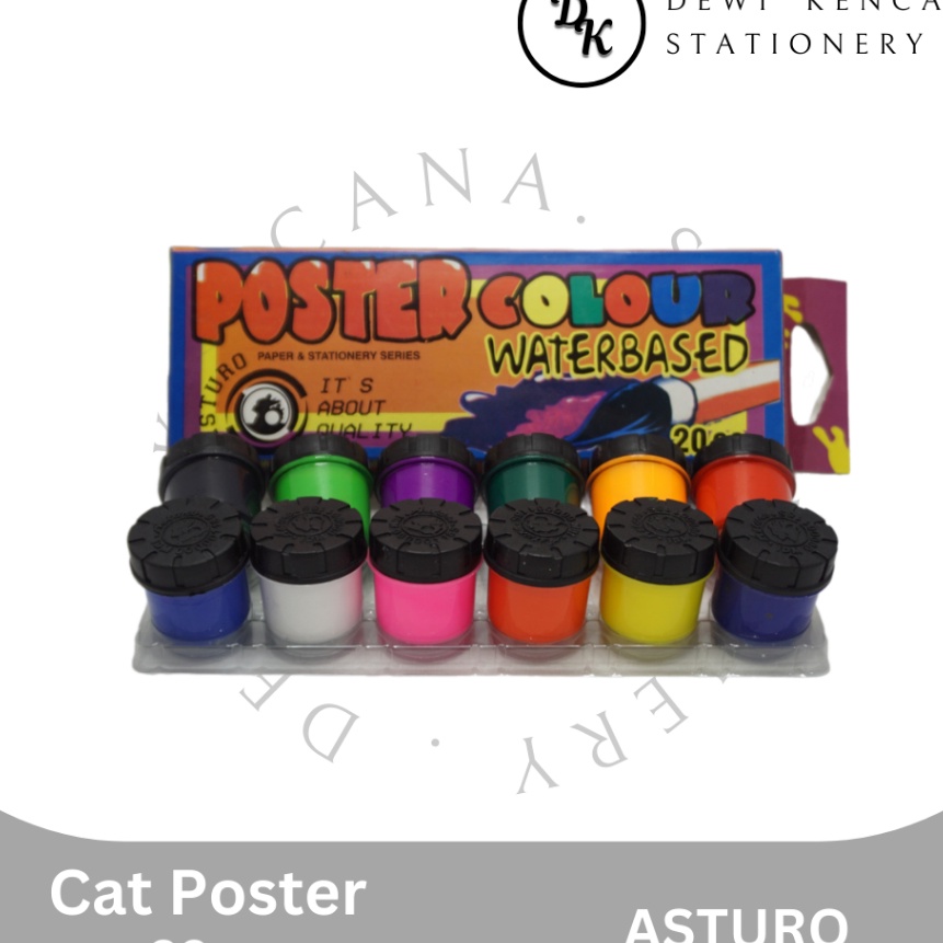 

HJ6 Cat Poster Asturo Waterbased 2ml 12Warna