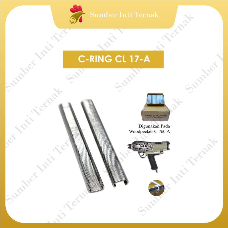 C-RING CL 17-A - Staples Kandang Battery - Alat Ternak Ayam Unggas